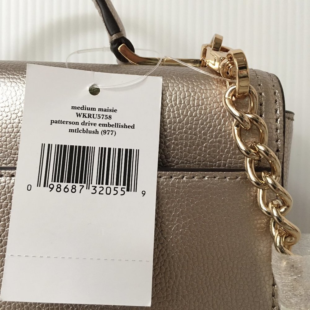 Kate Spade Metallic Embellished Medium Maisie - Picture 4 of 11